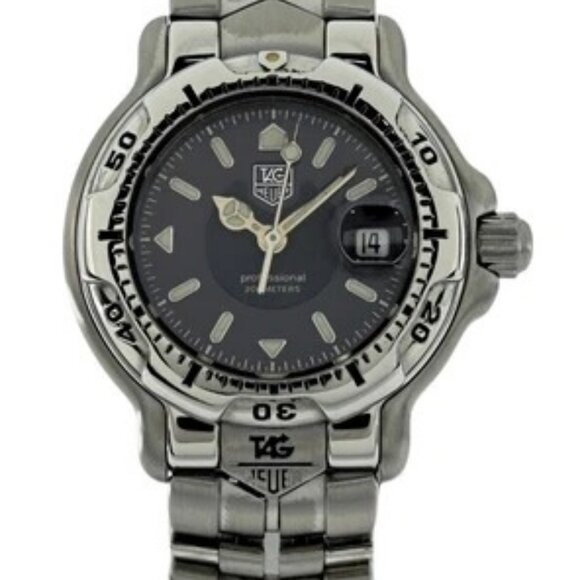 Tag Heuer 29mm Ladies 6000 Series Professional Blue Dial SS Watch! Ref: WH1315! - Picture 2 of 10